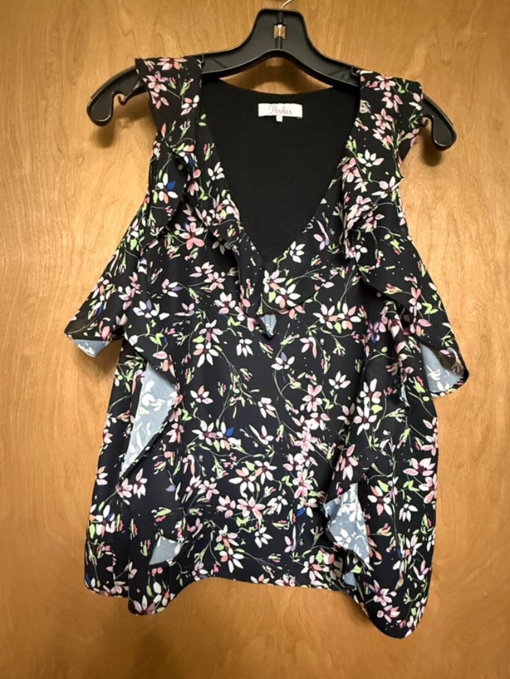 PARKER Women's Off The Shoulder Floral Top Size Small